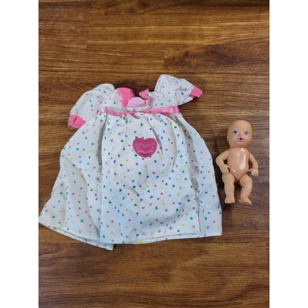 Vintage 1992 Tyco Mommy's Having a Baby Belly Dress & Baby Lot